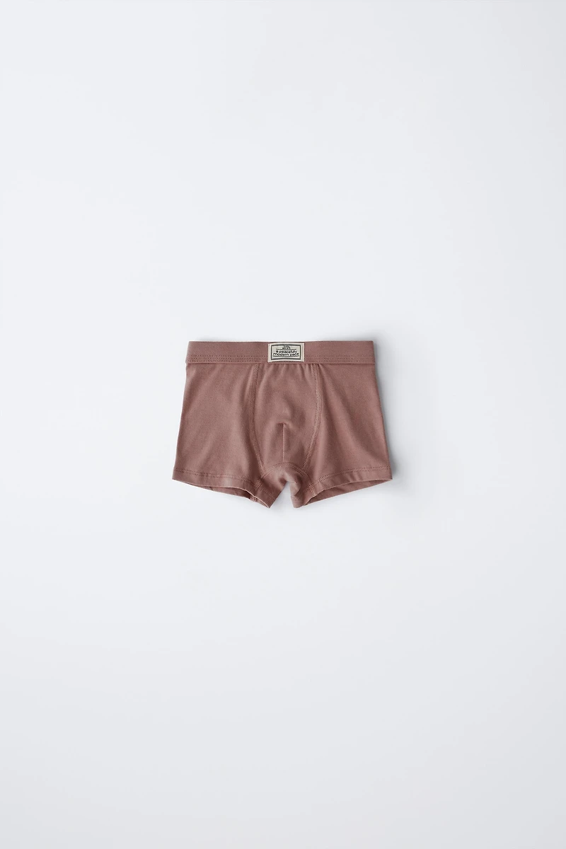 AGES 3-6 / FIVE-PACK OF BOXERS WITH LABEL