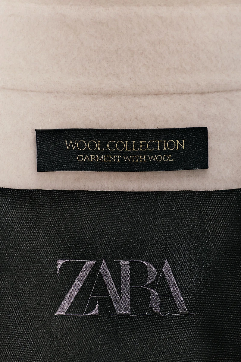 ZW COLLECTION WOOL JACKET WITH ZIP