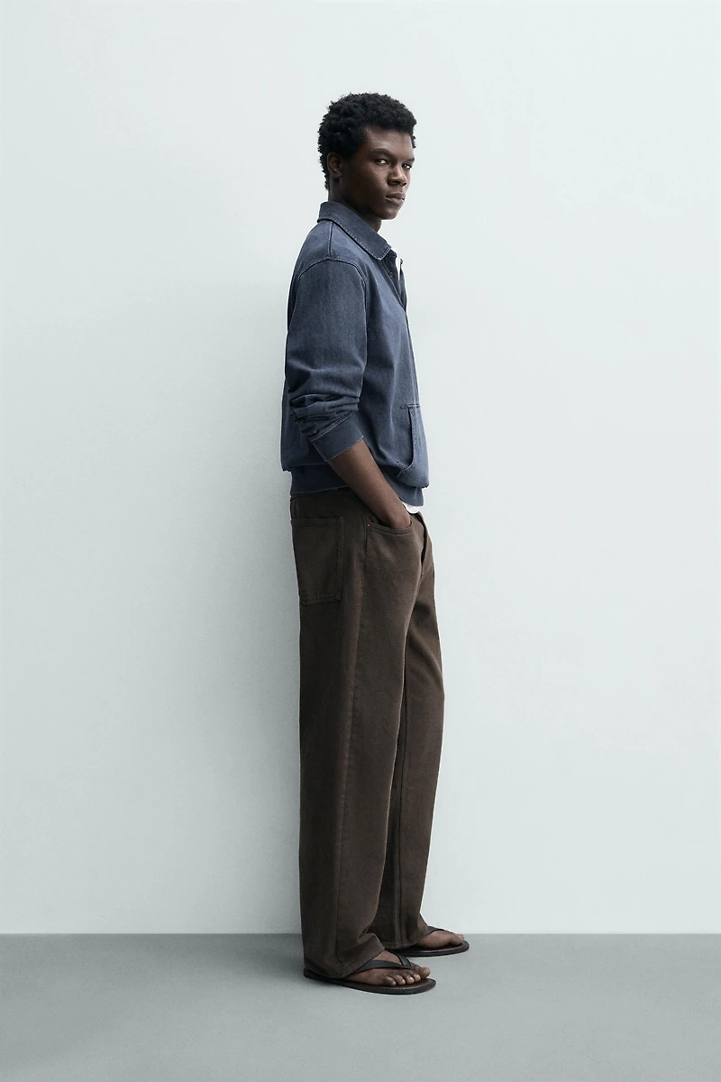 POLO REGULAR FIT EFFET DÉLAVÉ