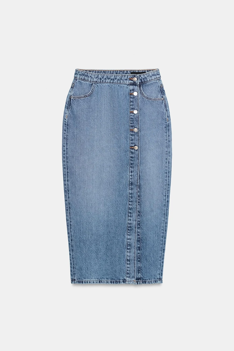 Z1975 WRAP DENIM SKIRT