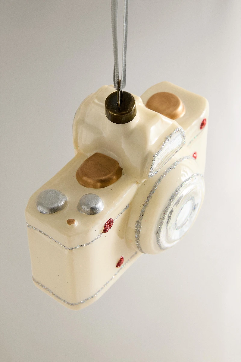 CAMERA CHRISTMAS TREE ORNAMENT