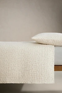 COUVRE-LIT ENFANT GAZE FLORAL