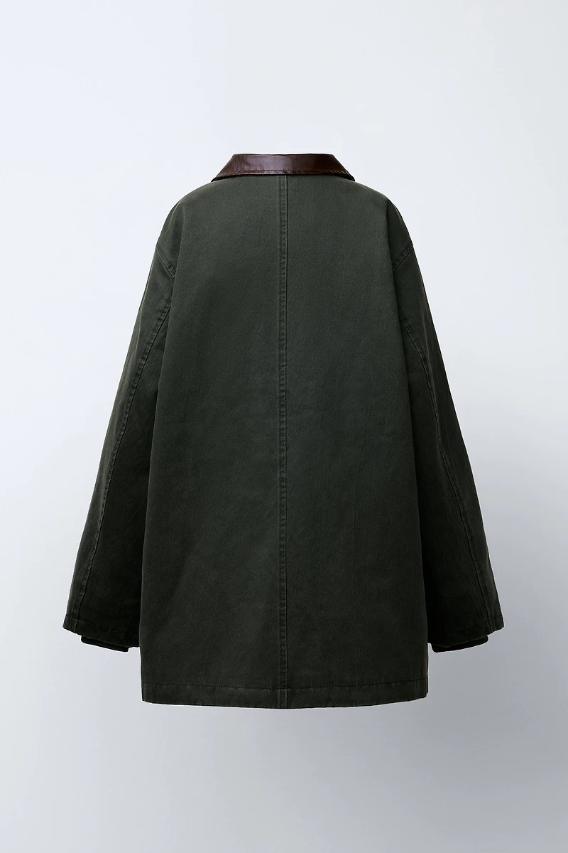 LONG WAXED JACKET