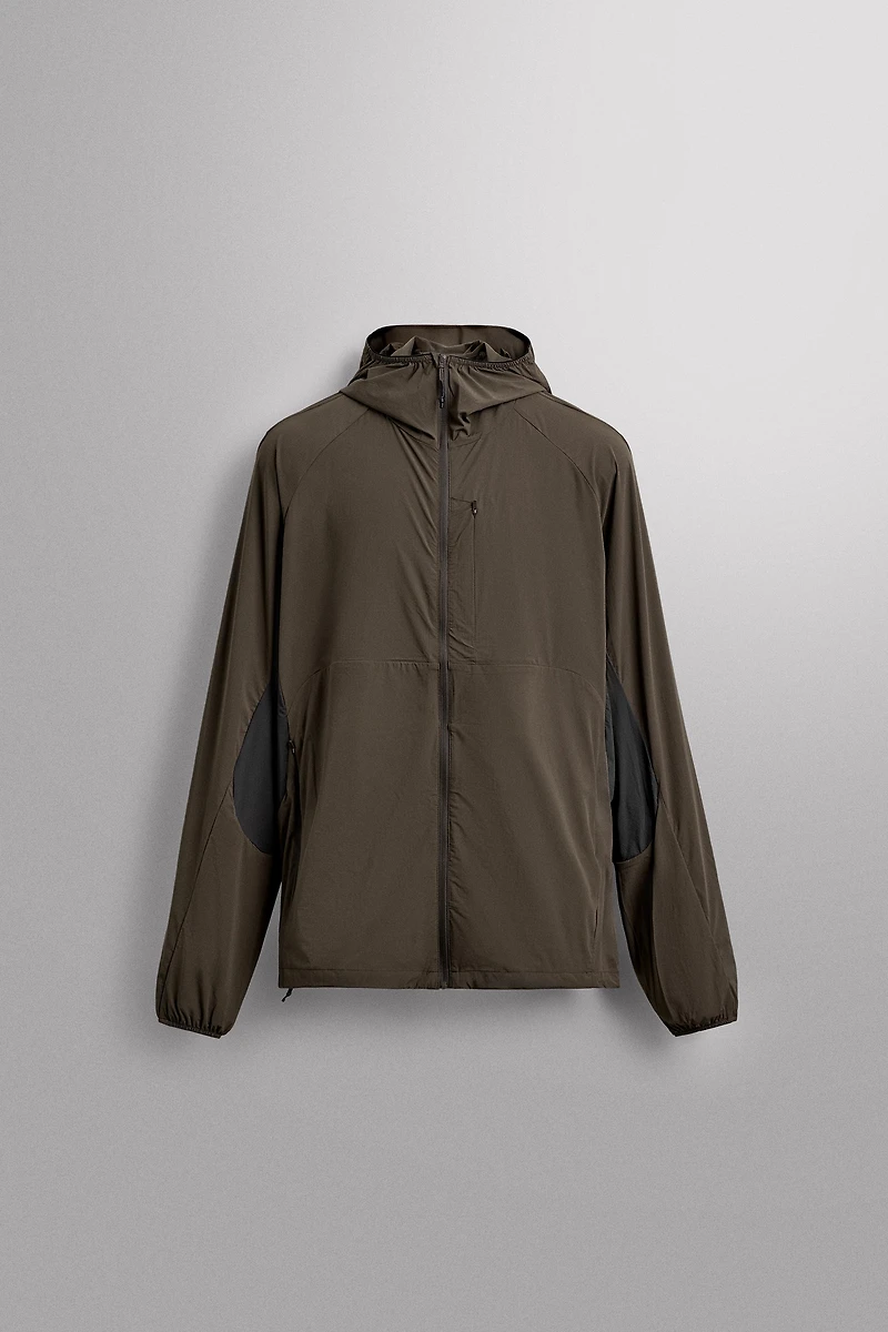 COLOR BLOCK LIGHTWEIGHT TECHNICAL JACKET