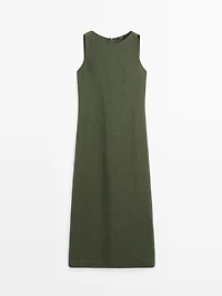 Long linen dress