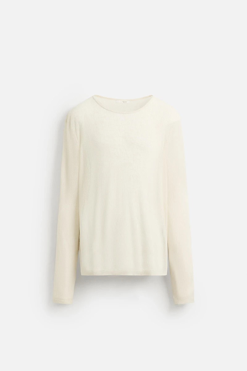 T-SHIRT STRUCTURE SEMI-TRANSPARENT