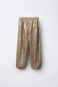 PANTALON BOUFFANT MÉTALLISÉ