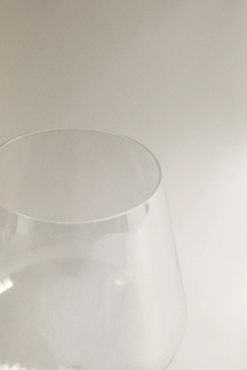 LARGE BOHEMIA CRYSTAL GLASS