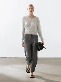 100% cashmere fine knit sweater