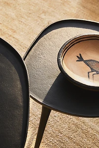 METAL SIDE TABLE