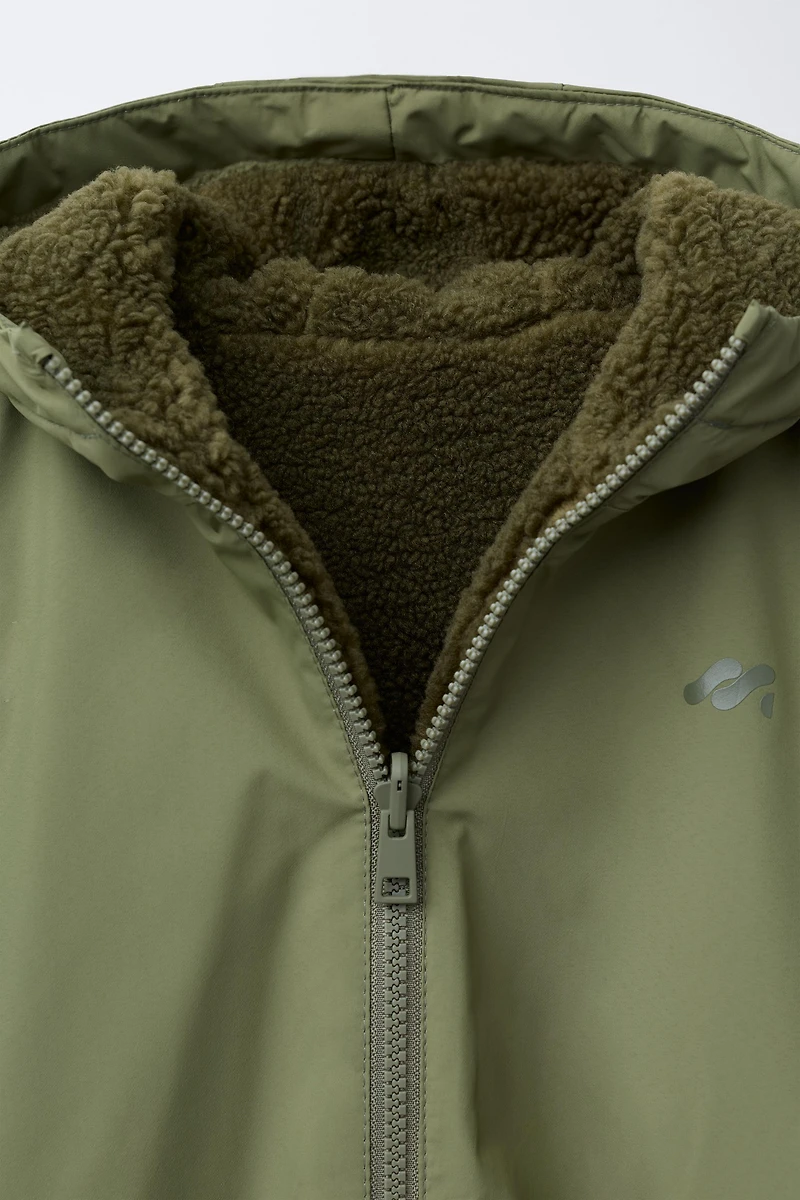 BLOUSON RÉVERSIBLE HYDROFUGE LOGO
