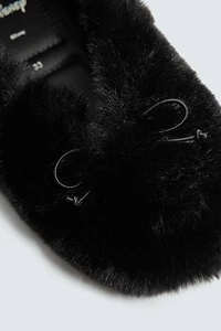 SABOTS EFFET FOURRURE HARRY LAMBERT FOR ZARA X DISNEY
