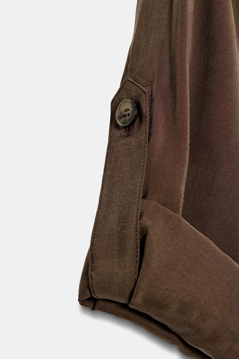 ROBE CHEMISE FLUIDE CEINTURE