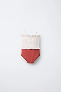 2-6 YEARS/ SWIMSUIT ELASTIC BOWS