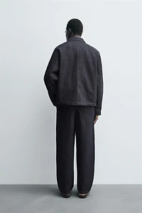 RELAXED FIT DENIM CHINO PANTS