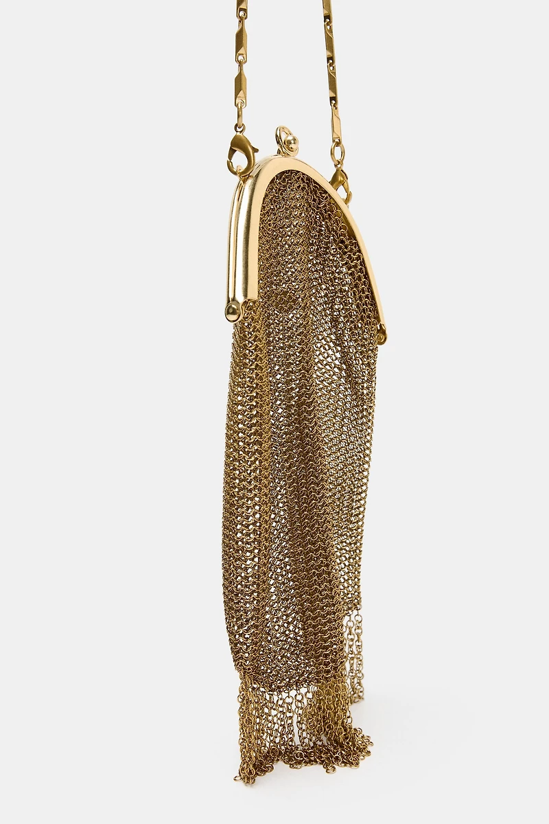 METAL MESH MINI BAG