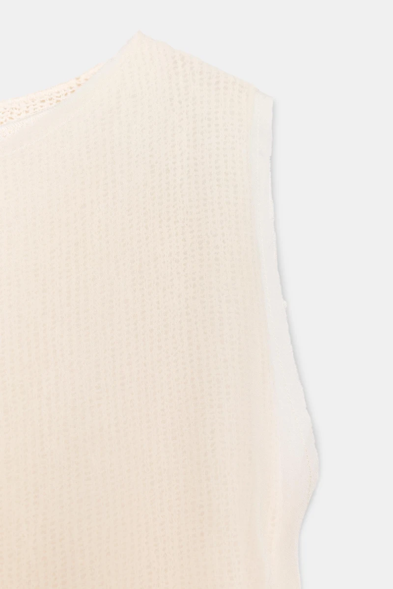 ASYMMETRIC SLEEVELESS TOP