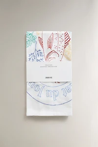 FISH PLATE TEA TOWEL