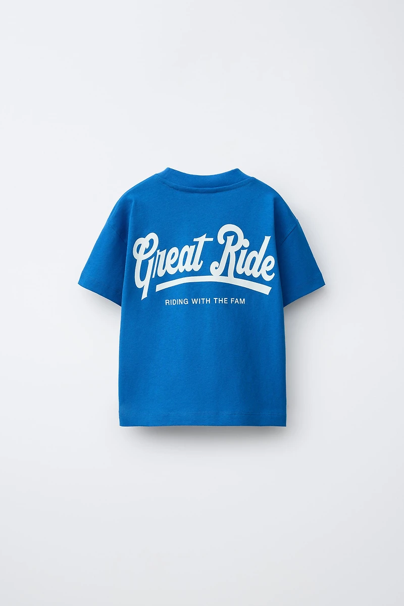 T-SHIRT IMPRIMÉ INSCRIPTION