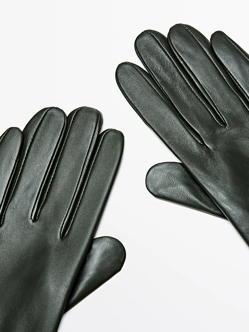 Nappa leather gloves