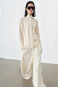 CHEMISE FLUIDE SATINÉE ZW COLLECTION