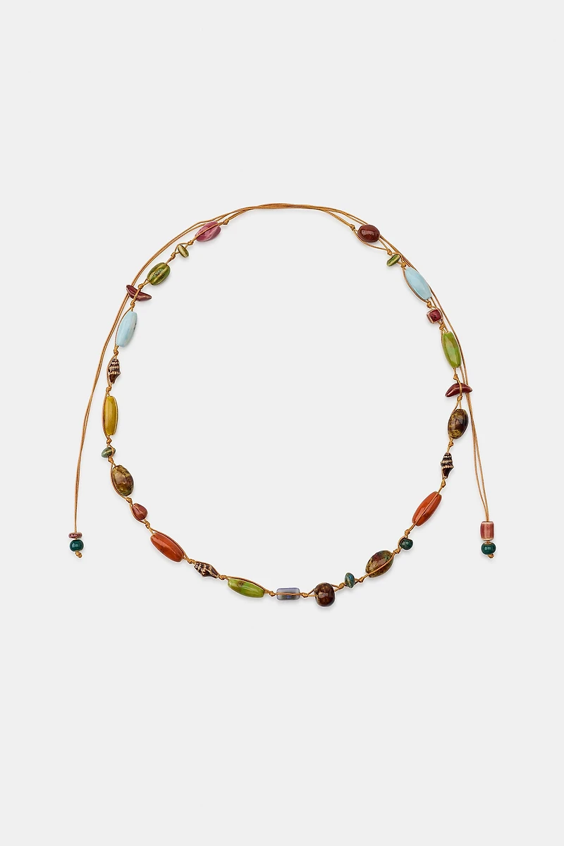 CERAMIC PIECE CORD BELT