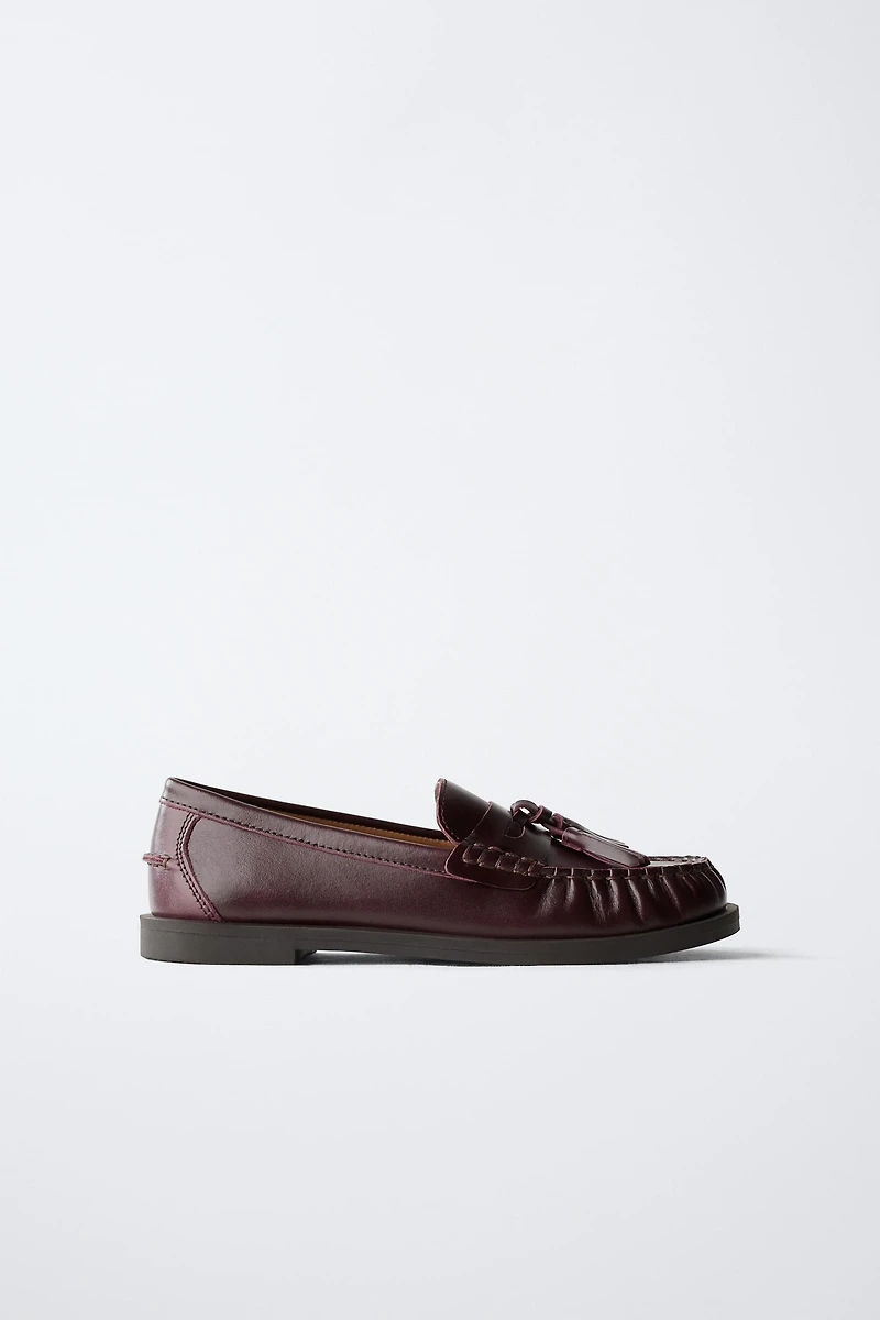 LEATHER TASSELED LOAFERS LIMITED EDITION