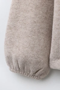 EMBROIDERED SOFT TOUCH PETER PAN COLLAR TOP