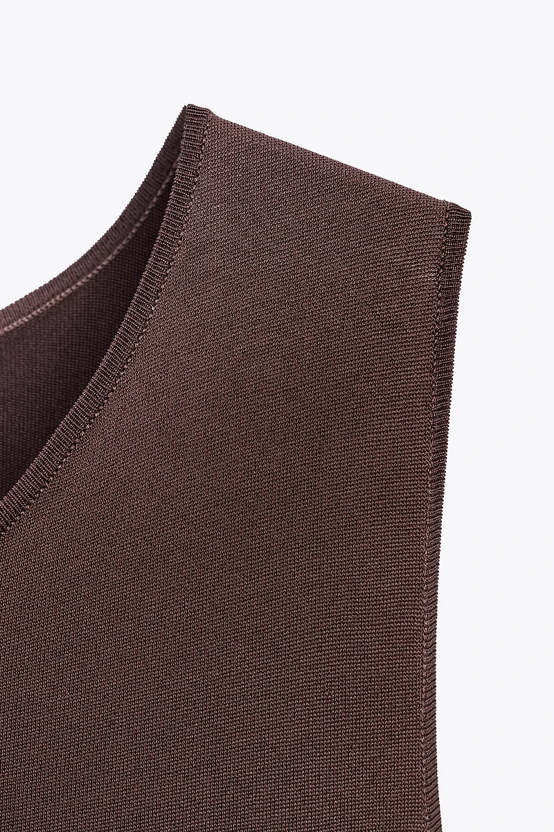 KNIT MIDI DRESS