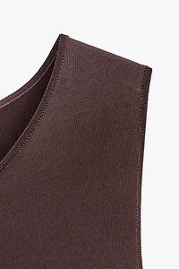 KNIT MIDI DRESS