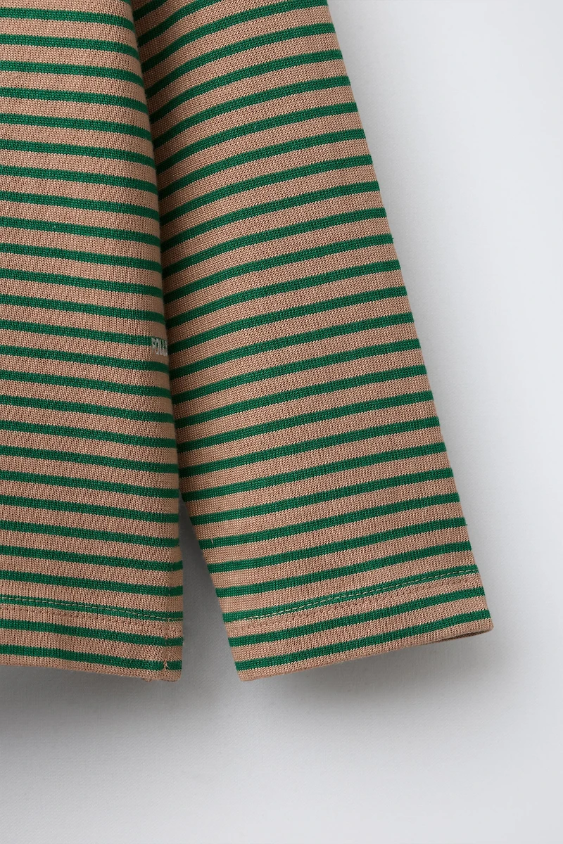 HEAVY WEIGHT STRIPED T-SHIRT