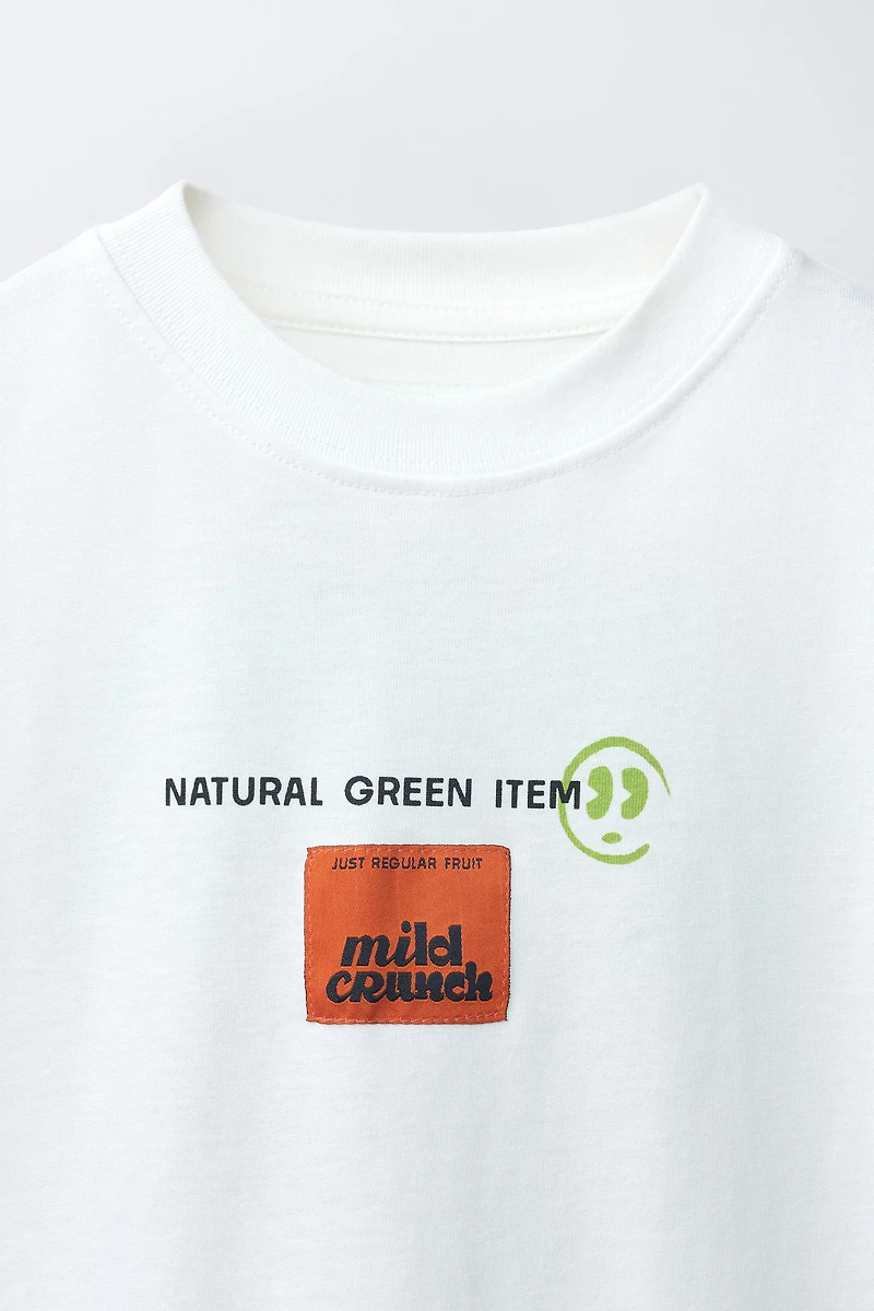 APPLE PRINT T-SHIRT