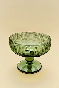 ICE-CREAM CUP GLASS WITH RAISED DESIGN