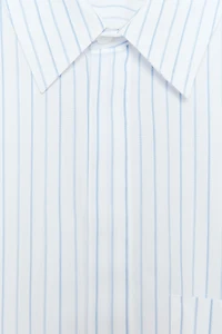 POPLIN CROP SHIRT