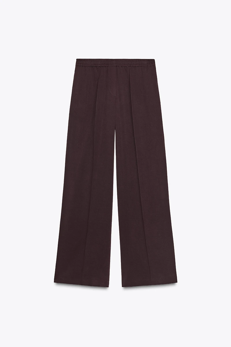 WIDE LEG SEAM PANTS