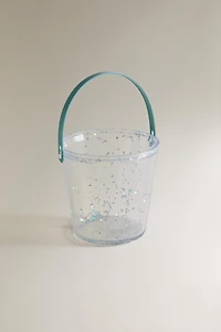 JOUET ENFANT SEAU PLAGE PAILLETTES