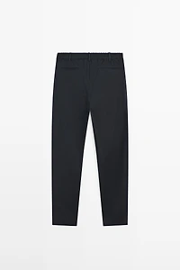 Striped jogger fit trousers