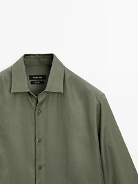 Lightweight regular fit twill shirt
