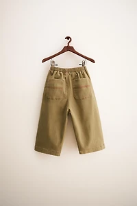 ZARA TIMELESS - PANTALON BAGGY DOUX AU TOUCHER CONTRASTE