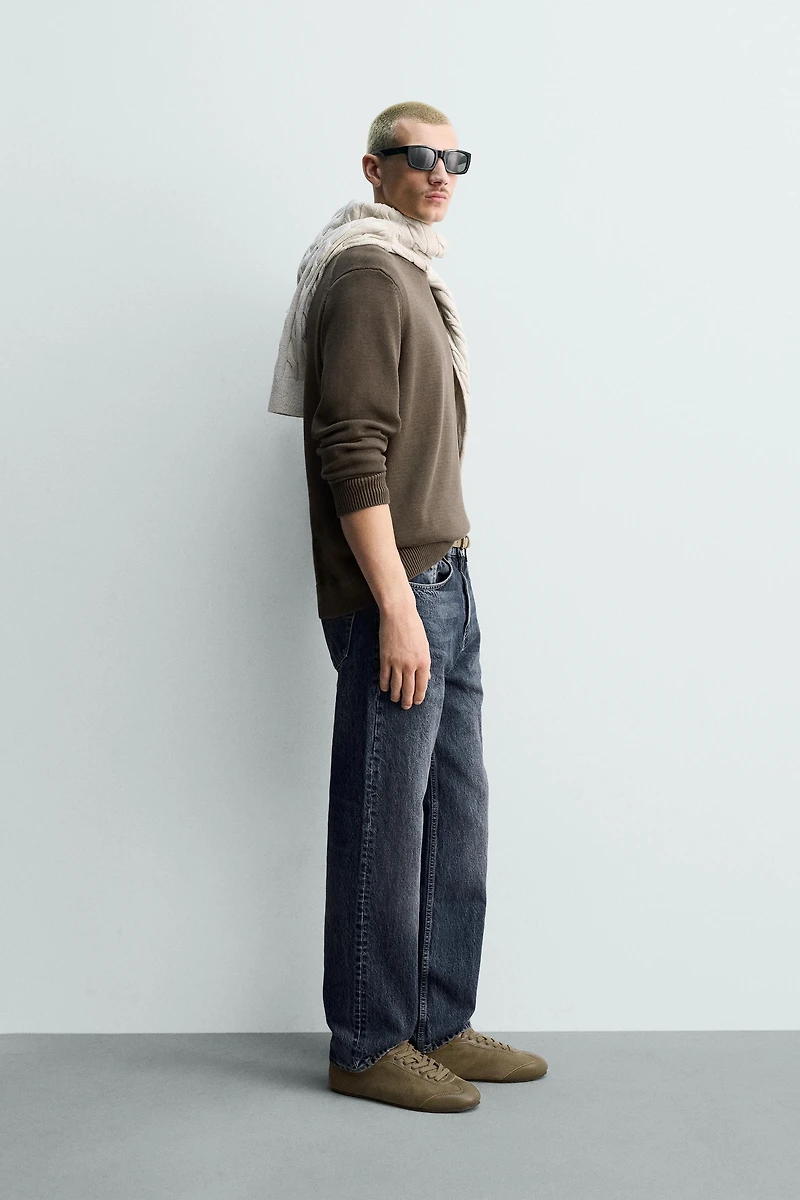 REGULAR FIT COTTON JUMPER