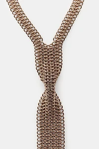 METAL TIE NECKLACE