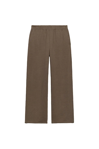 STRAIGHT-LEG COTTON TROUSERS
