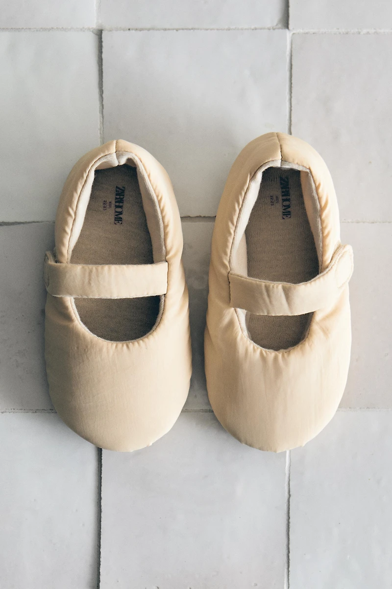 CHILDREN'S FABRIC BALLET FLATS
