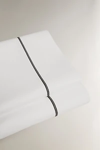 SATEEN FLAT SHEET WITH TRIM