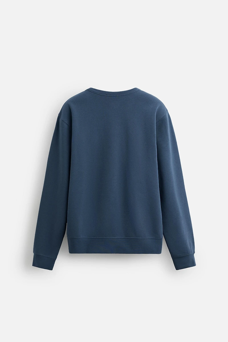 BASIC CREW NECK SWEATSHIRT