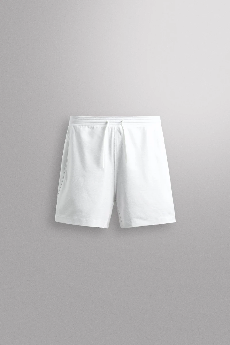 SHORT DE TRAINING EN MÉLANGE COTON 9"