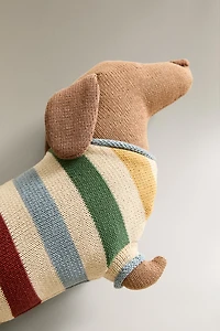 KIDS’ KNITTED DOG CUSHION