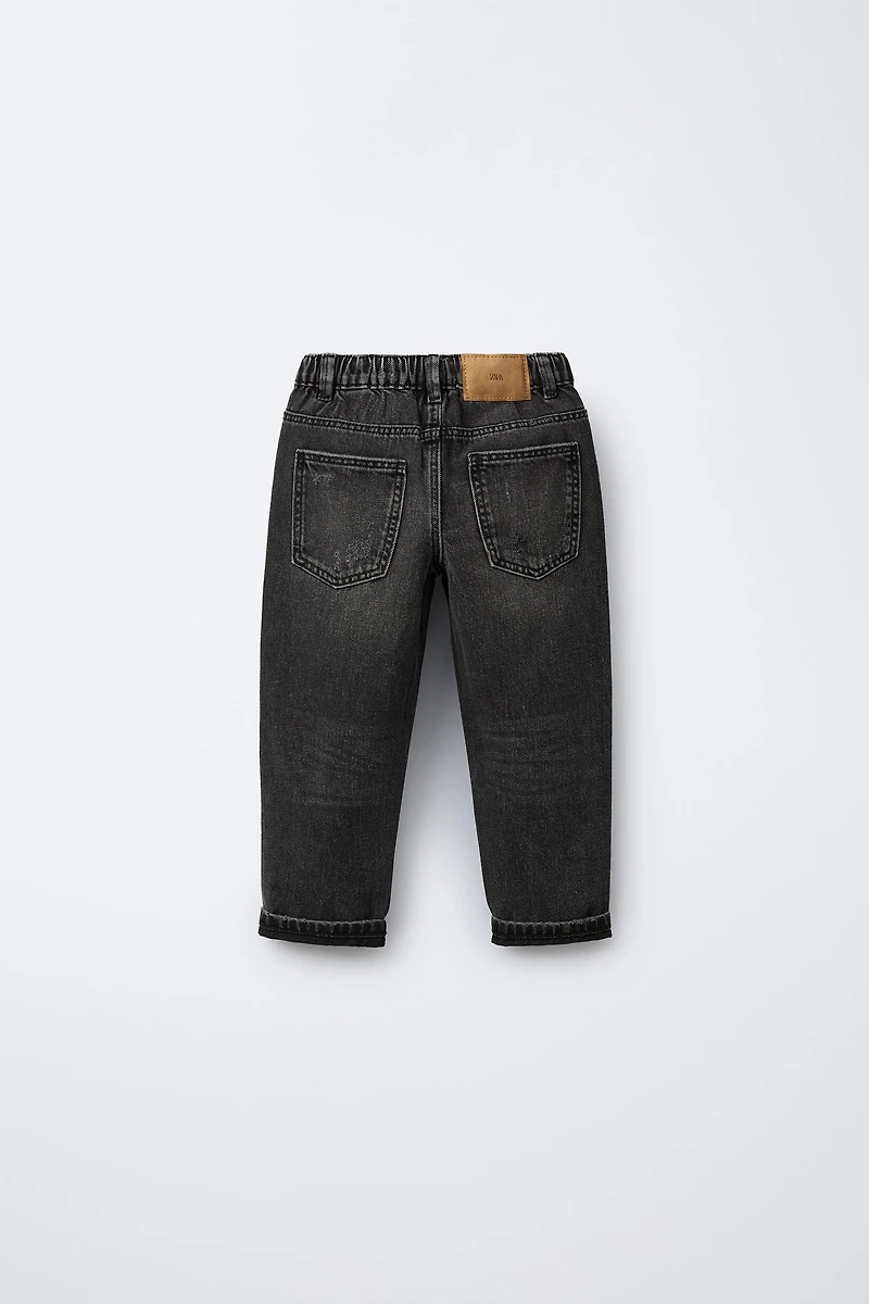 RIPPED BAGGY JEANS
