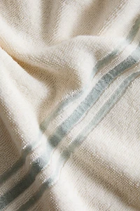 BATH TOWEL WITH COLORED BORDER