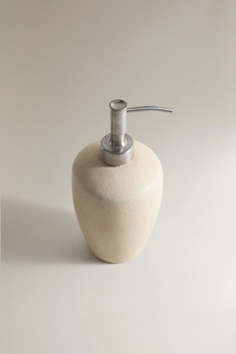 DISTRIBUTEUR SAVON CÉRAMIQUE TERRE
